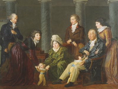 Portrait of the Family by Jean Baptiste Frederic Desmarais